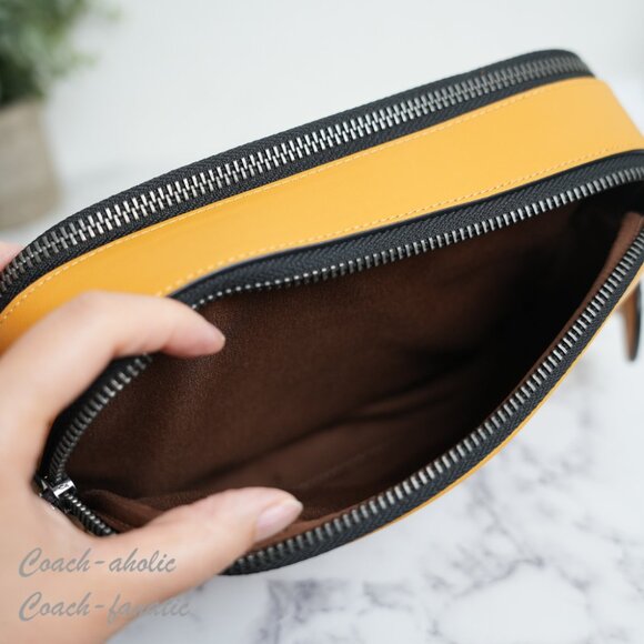 Coach CAX46 Graham Crossbody Bag In Colorblock Signature Canvas & Leather - Picture 10 of 11